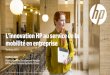 L'innovation HP au service de la mobilité en entreprise