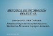 Metodos intubacion selectiva Hospital Nacional Guillermo Almenara Irigoyen