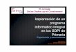 PIER, Programa Informàtic Específic de Radiodiagnóstic d’AP (SAP Baix llobregat). Carlos Alvira