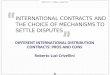 International distribution contracts: pros and cons