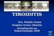 Tiroiditis Dra Gonza