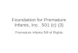 Premature Infants Bill of Rights