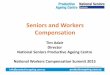 Dr Tim Adair - National Seniors Australia - Seniors and Workers Compensation