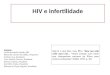 Infertilidade e hiv