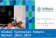 Global Cartesian Robots Market 2015-2019