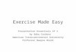 Exercise Made Easy2