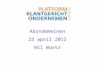 Gezamenlijke bijeenkomst kerndomeinen  wil wurtz 23 april 2012