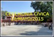 Ceremonia civica 18 de mayo 2015  E.S.T. No. 1 "MIGUEL LERDO DE TEJADA"
