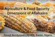 Agriculture and food security dimentions of aflatoxin
