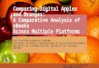 Comparing Digital Apples and Oranges: A Comparative Analysis of Ebooks Across Multiple Platforms