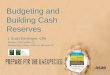 Budgeting and Building Cash Reserves