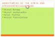 Atrial arrhythmias(2)