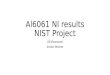 Al6061 Nanoindentation results