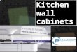 Kitchen wall cabinets