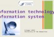 Information technology & information system lecture