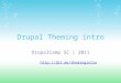 Drupal theming intro