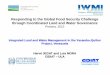 Responding to the global food security challenge through coordinated land and water governance