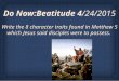 Beatitudes Sermon on Mount pp
