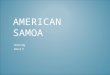 American samoa - Nicki