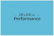 HR's Role In Employee Performance