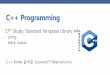 [KOSSA] C++ Programming - 18th Study - STL #4