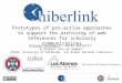 Hiberlink: Prototypes of pro-active approaches to support the archiving of web references for scholarly communications