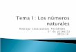 Tema 1:Los números naturales