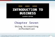 Chapter 07 using accounting information
