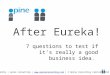 After eureka!:  7 questions to test if it's a good business idea