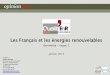 Les français et les énergies renouvelables