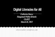 Digital Literacy for All CAACE 2015
