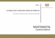 Dokumen standard kurikulum dan pentaksiran matematik tahun 4