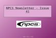 Npcs () newsletter   issue 41
