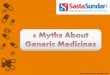 Myths about generic medicines