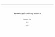 Knowledge sharing service