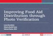 Improving Food Aid Distribution through Photo Verification