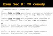 Tv comedy  4a