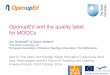 The OpenupEd quality label benchmarks for moocs
