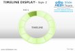 Timeline roadmap display design 2 powerpoint ppt slides