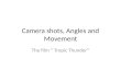 Camera shots, Angles and Movement