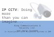 IP CCTV Overview