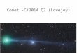 Comet  lovejoy 11- 14