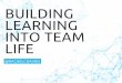 Building learning into team life for agile manc