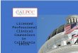 Licensed Professional Clinical Counselors in California
