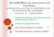 Conferencia geografia actual e historica de llanogrande (palmira)