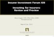 Investing for Insurers: Review and Preview