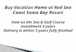Buy Vacation Lodges by installment 5 years Sea & Golf view at Red Sea Hurghada
