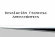 Revolución francesa Antecedentes