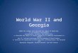 World War II and Georgia