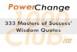333 Masters Of Success Wisdom Quotes